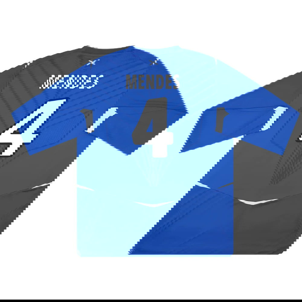 Rangers 2008-09 Home L/S Shirt (M) (Excellent) (Mendes 4)