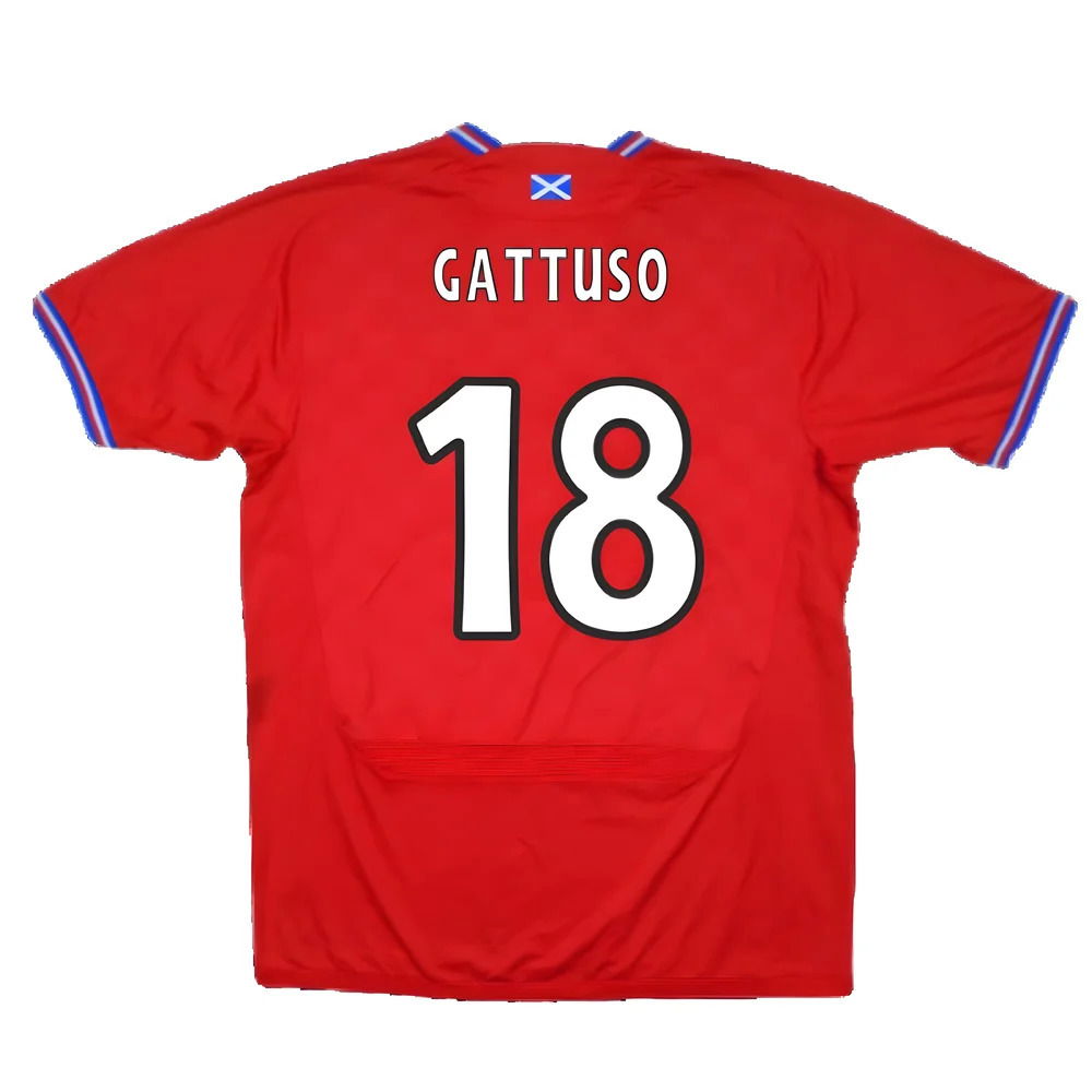 Rangers 2009-10 Away Shirt ((Very Good) M) (GATTUSO 18)