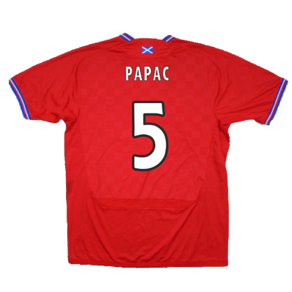 Rangers 2009-10 Away Shirt ((Very Good) M) (Papac 5)