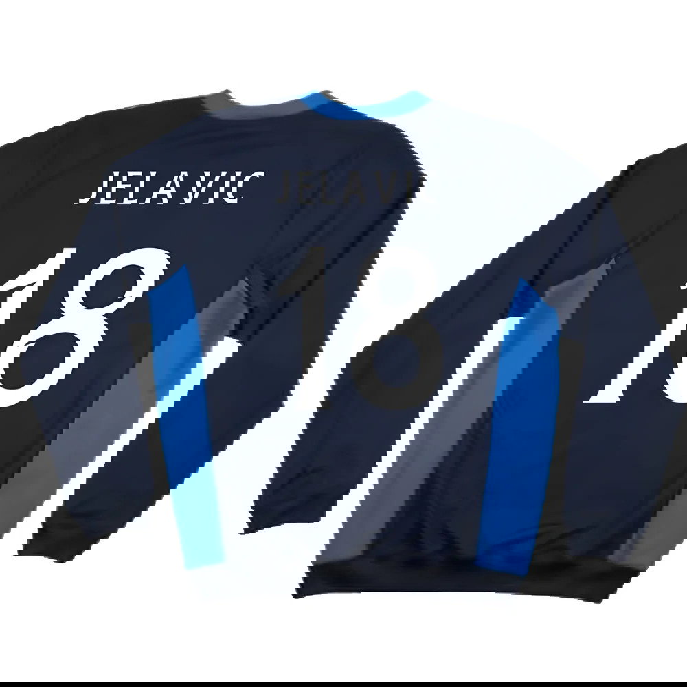 Rangers 2010-12 Long Sleeve Umbro Training Shirt (XL) (Jelavic 18) (Excellent)