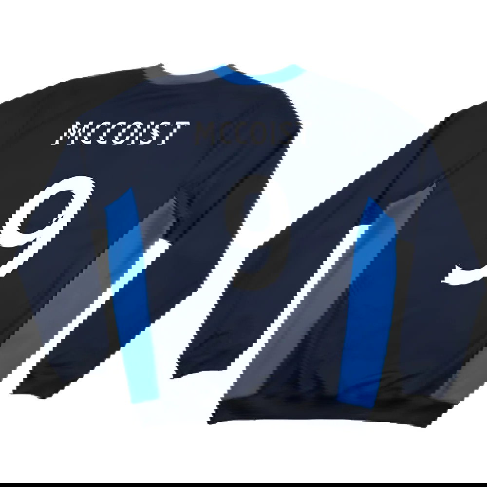 Rangers 2010-12 Long Sleeve Umbro Training Shirt (XL) (MCCOIST 9) (Excellent)