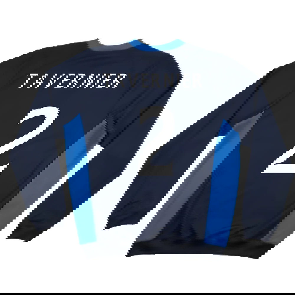 Rangers 2010-12 Long Sleeve Umbro Training Shirt (XL) (TAVERNIER 2) (Excellent)