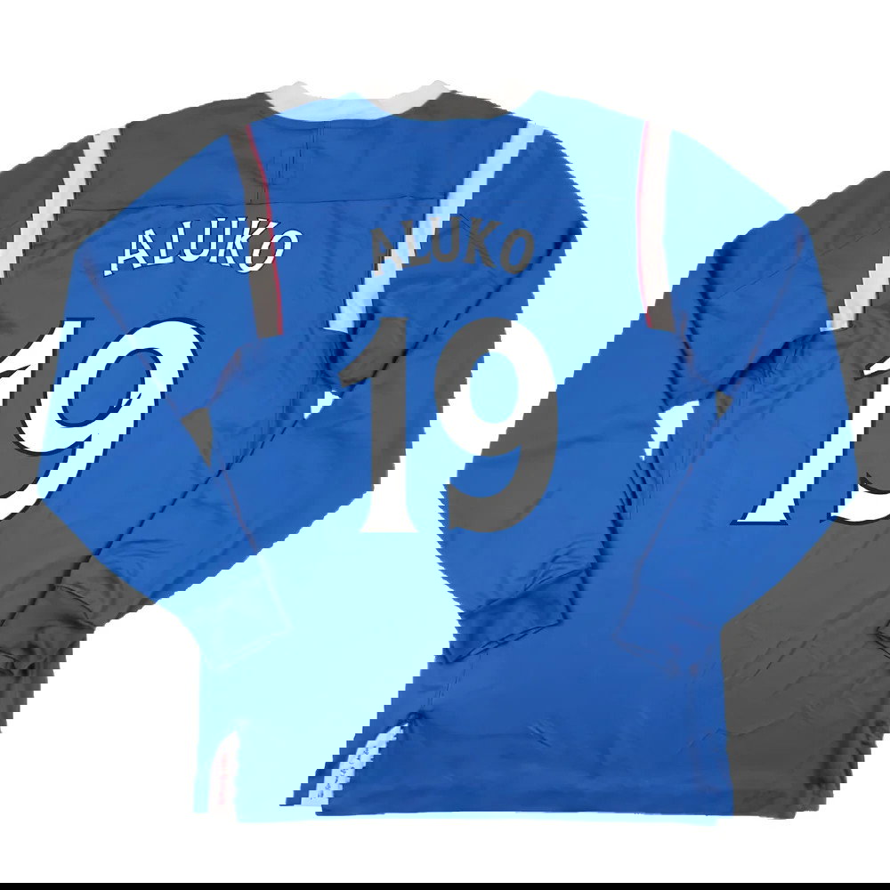 Rangers 2011-12 Home Long Sleeve Shirt (Sponsorless) (S) (Good) (Aluko 19)