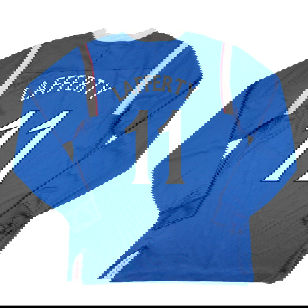 Rangers 2011-12 Home Long Sleeve Shirt (Sponsorless) (S) (Good) (Lafferty 11)
