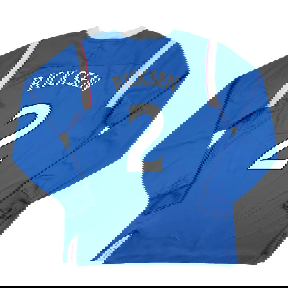 Rangers 2011-12 Home Long Sleeve Shirt (Sponsorless) (S) (Good) (Ricksen 2)