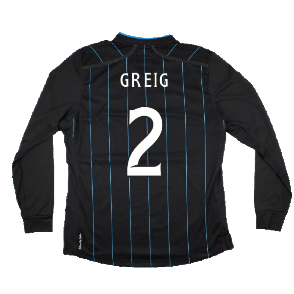 Rangers 2012-13 Long Sleeve Third Shirt (L) (Fair) (GREIG 2)