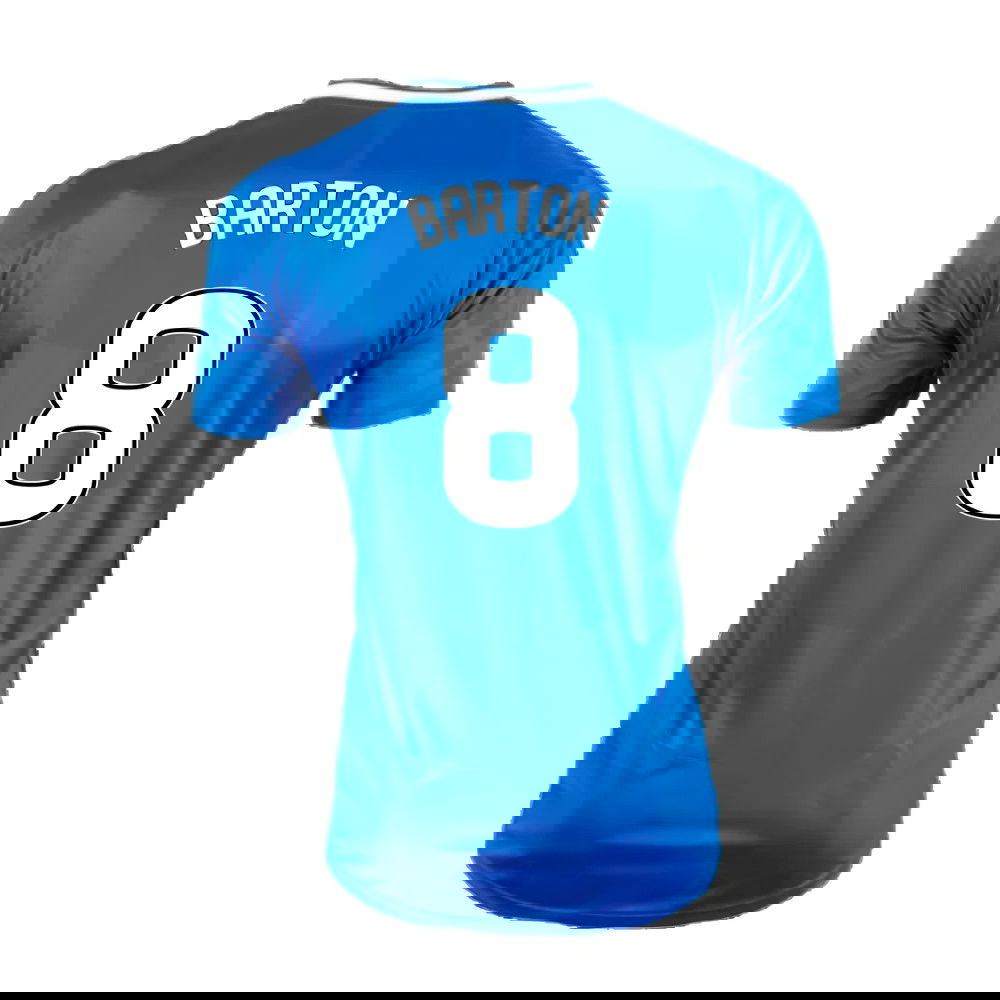 Rangers 2016-17 Home Shirt ((Excellent) XL) (Barton 8)