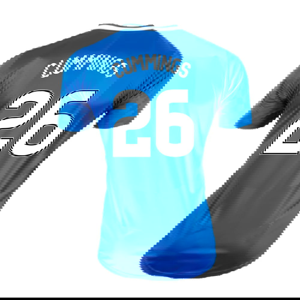 Rangers 2016-17 Home Shirt ((Excellent) XL) (Cummings 26)