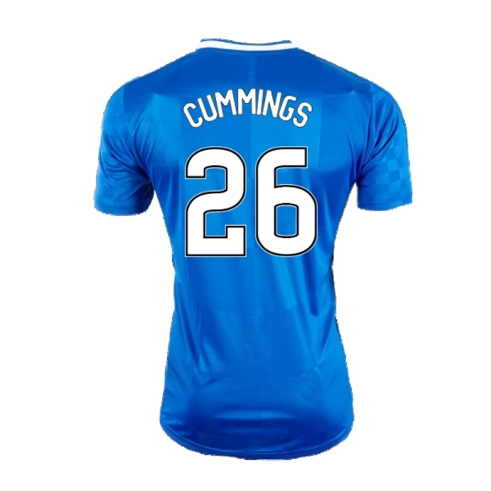 Rangers 2016-17 Home Shirt ((Excellent) XL) (Cummings 26)
