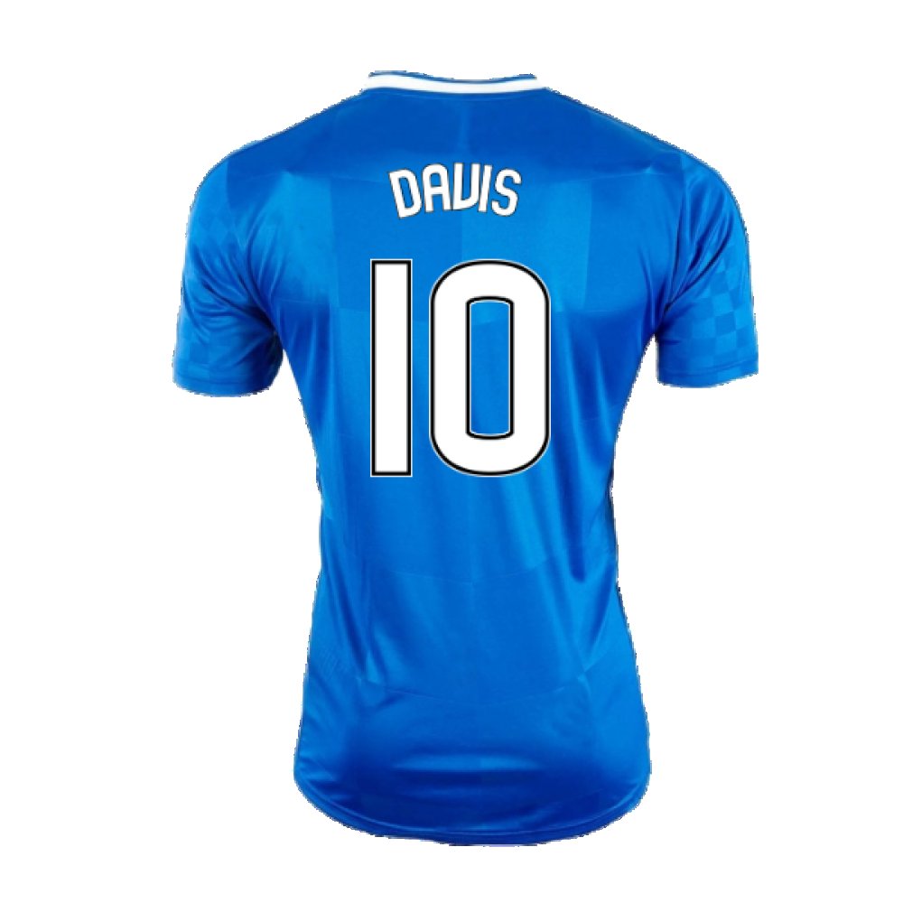 Rangers 2016-17 Home Shirt ((Excellent) XL) (Davis 10)