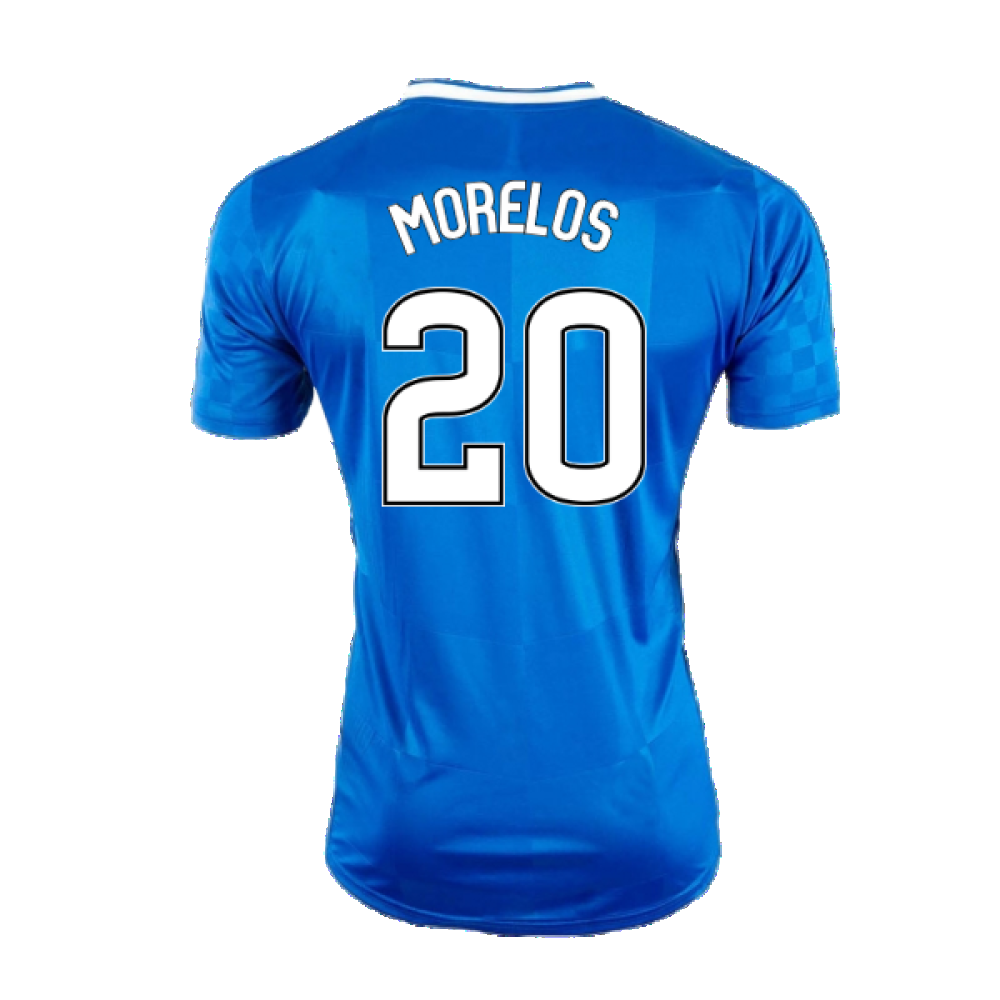 Rangers 2016-17 Home Shirt ((Excellent) XL) (Morelos 20)