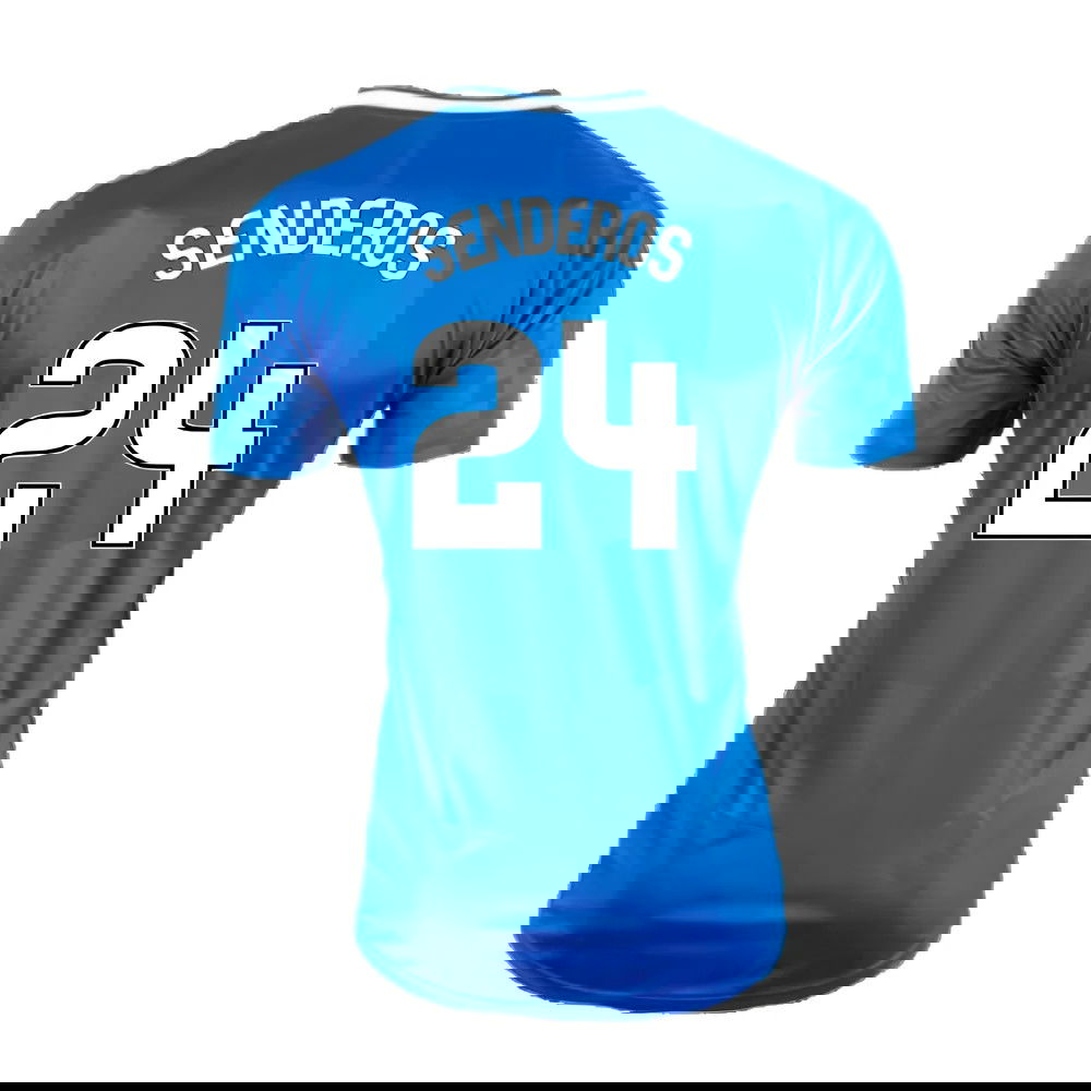 Rangers 2016-17 Home Shirt ((Excellent) XL) (Senderos 24)