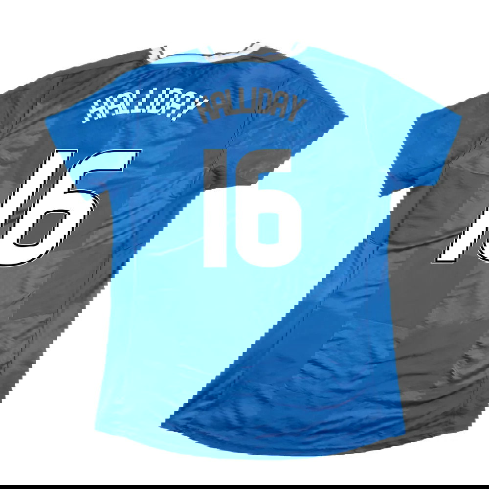 Rangers 2016-18 Women\\\'s Home Shirt (Ladies 12) (Excellent) (Halliday 16)