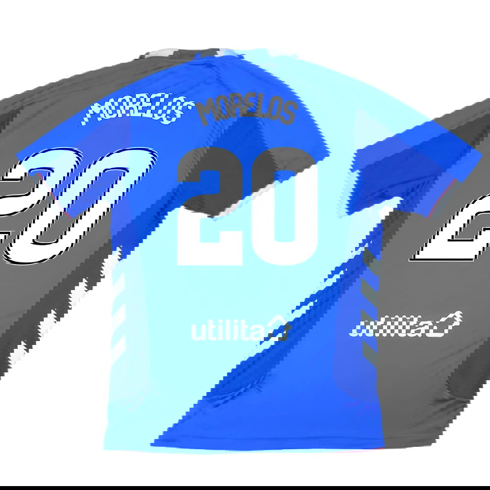 Rangers 2018-19 Home Shirt (M) (Very Good) (Morelos 20)