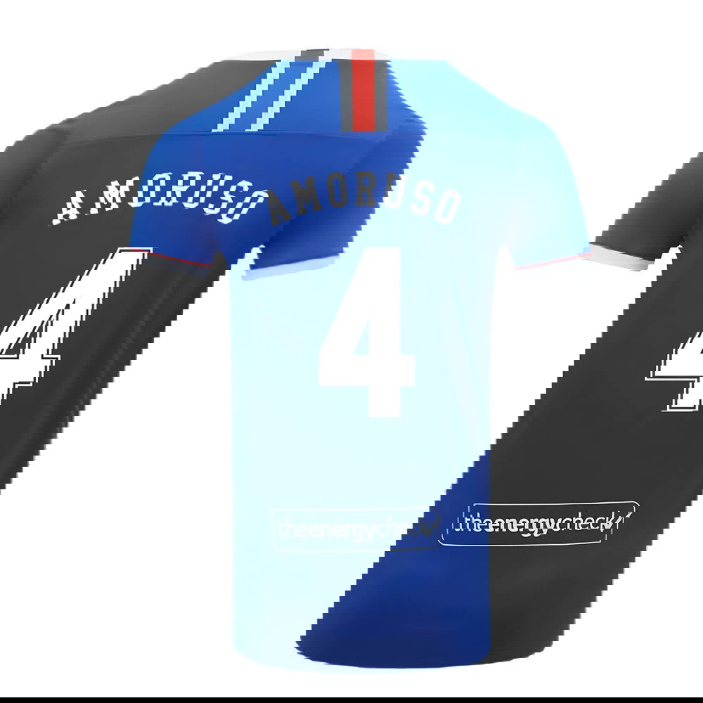 Rangers 2020-21 Home Shirt (XL) (AMORUSO 4) (Mint)