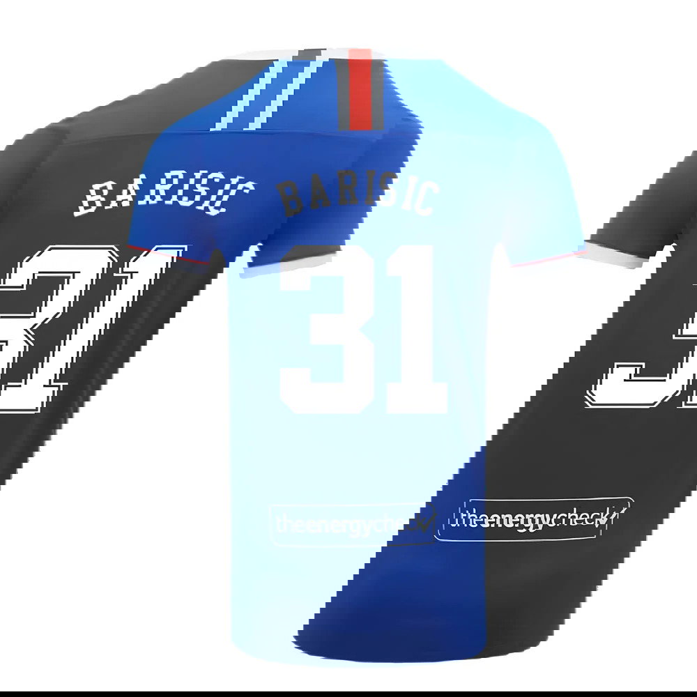 Rangers 2020-21 Home Shirt (XL) (BARISIC 31) (Mint)