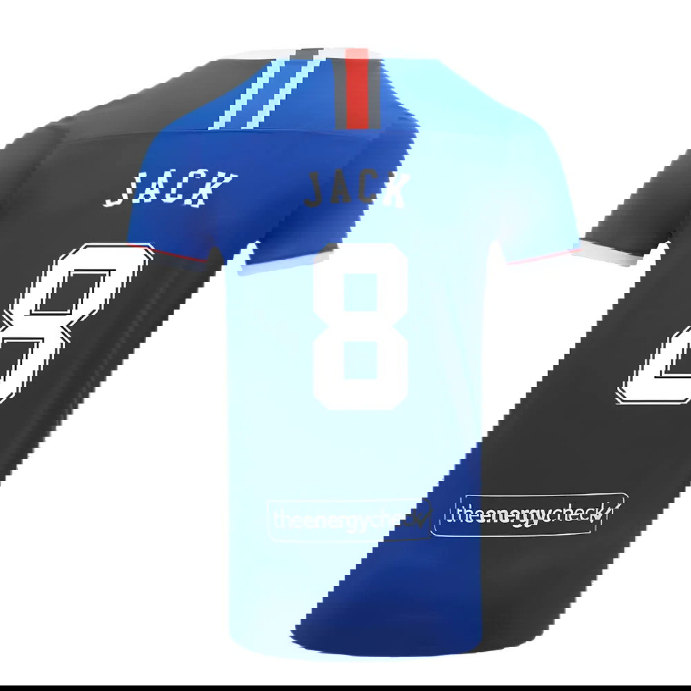 Rangers 2020-21 Home Shirt (S) (JACK 8) (Excellent)