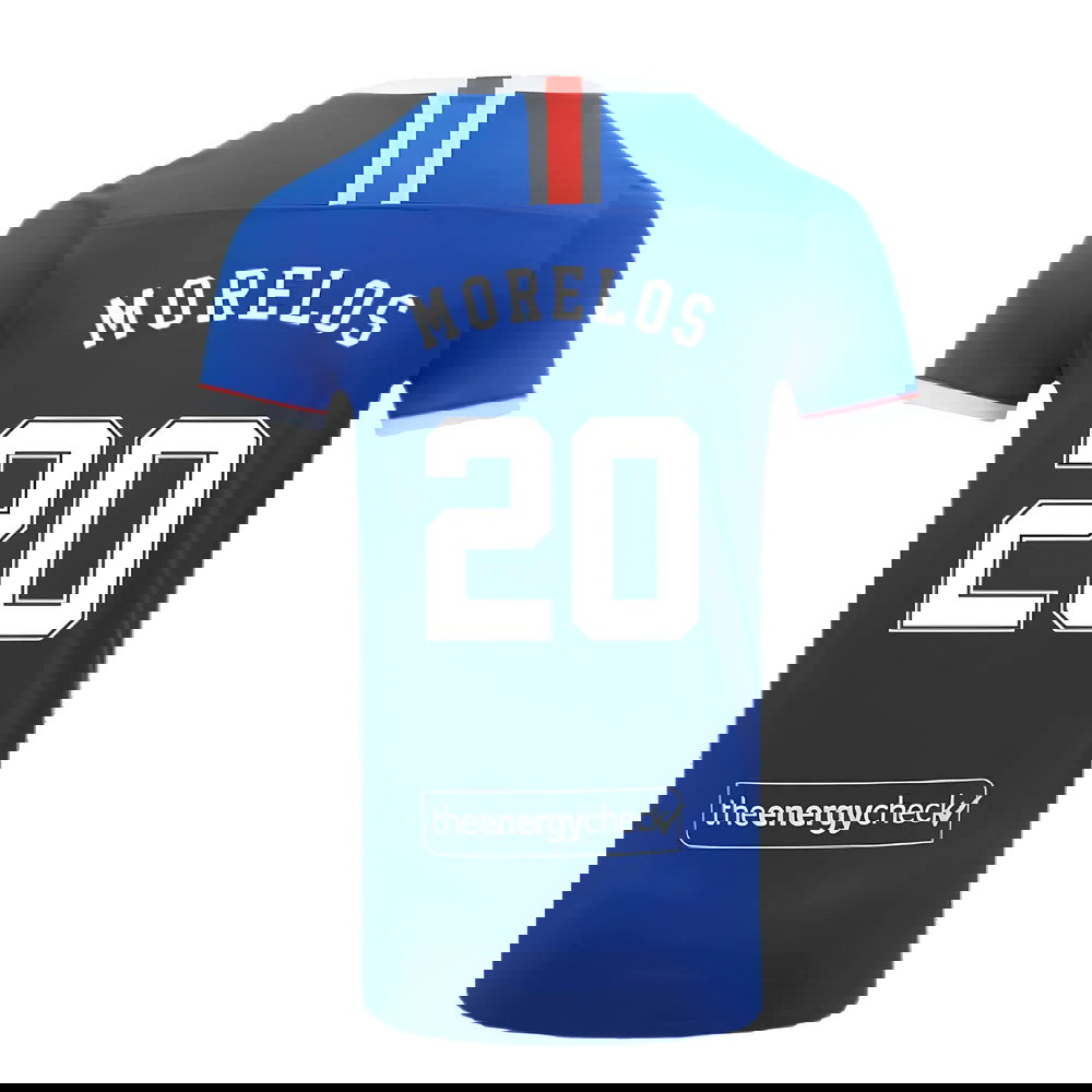 Rangers 2020-21 Home Shirt (S) (MORELOS 20) (Excellent)