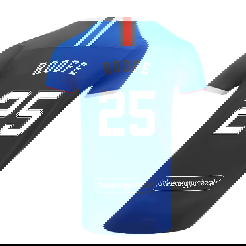 Rangers 2020-21 Home Shirt (S) (ROOFE 25) (Excellent)