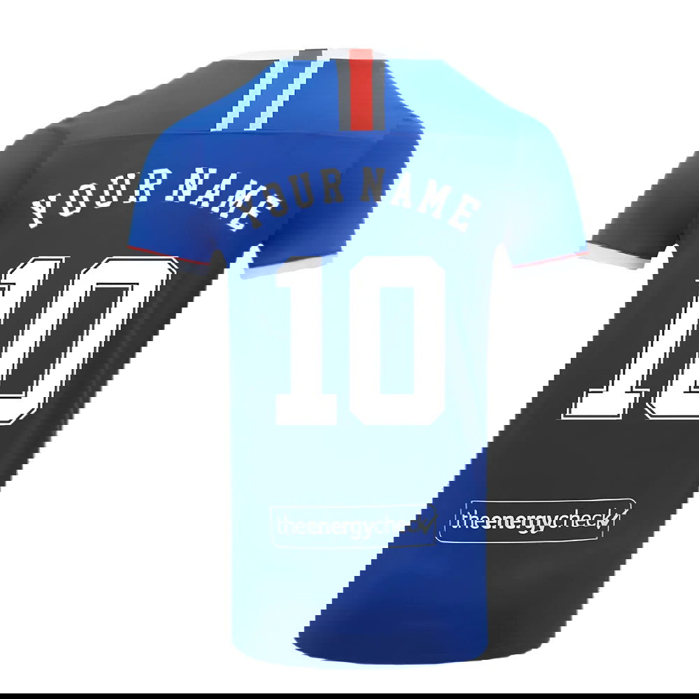 Rangers 2020-21 Home Shirt (S) (Your Name 10) (Excellent)