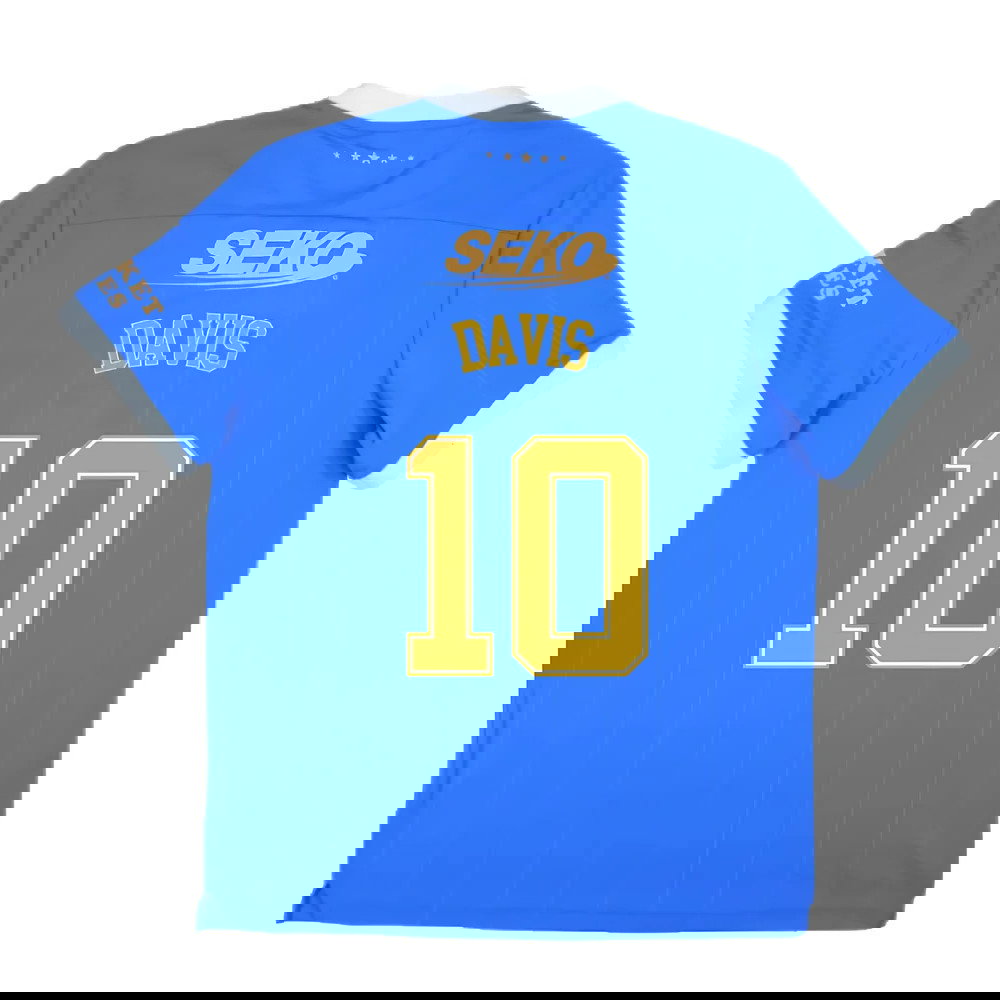Rangers 2021-22 Home Shirt (4XL) (Mint) (DAVIS 10)