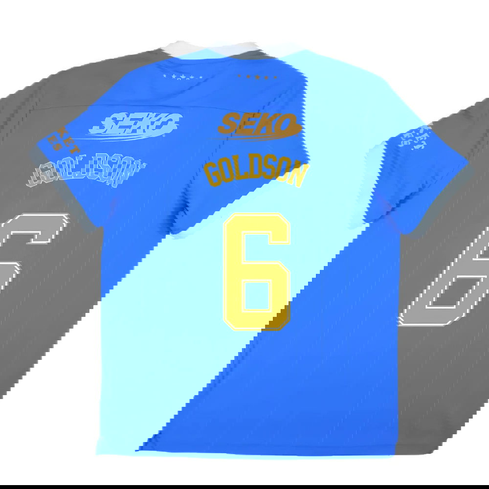 Rangers 2021-22 Home Shirt (4XL) (Mint) (GOLDSON 6)