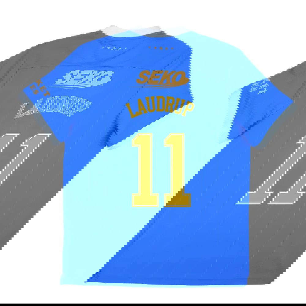 Rangers 2021-22 Home Shirt (4XL) (Mint) (LAUDRUP 11)