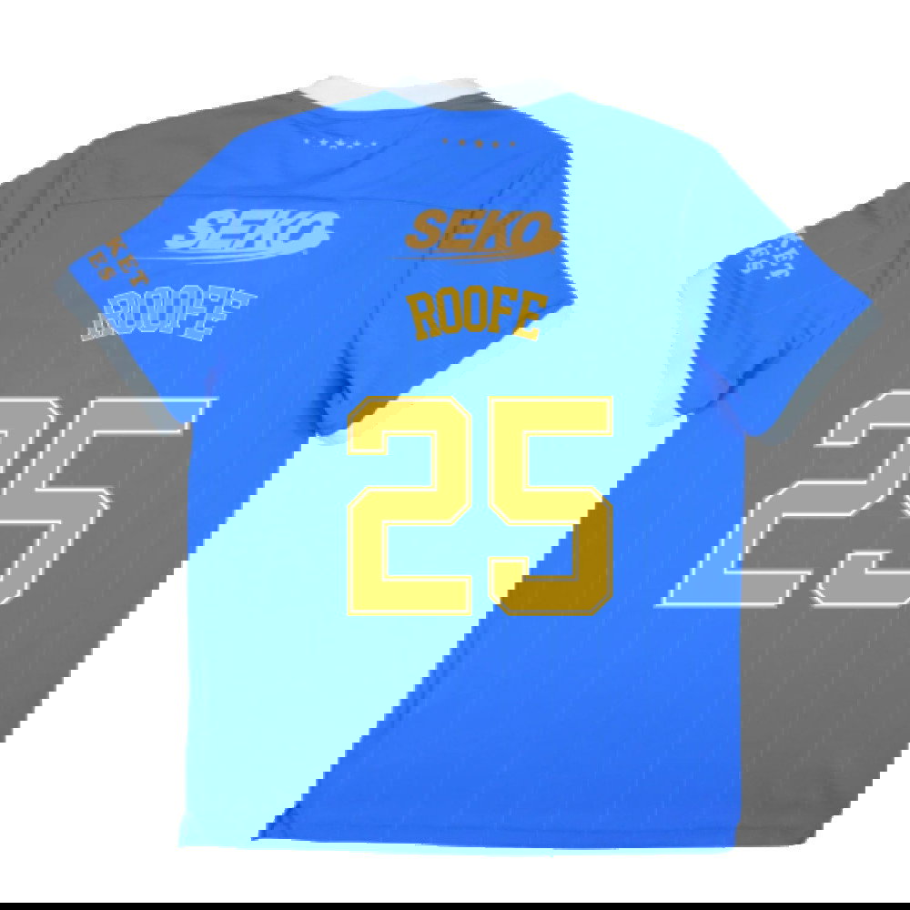 Rangers 2021-22 Home Shirt (4XL) (Mint) (ROOFE 25)