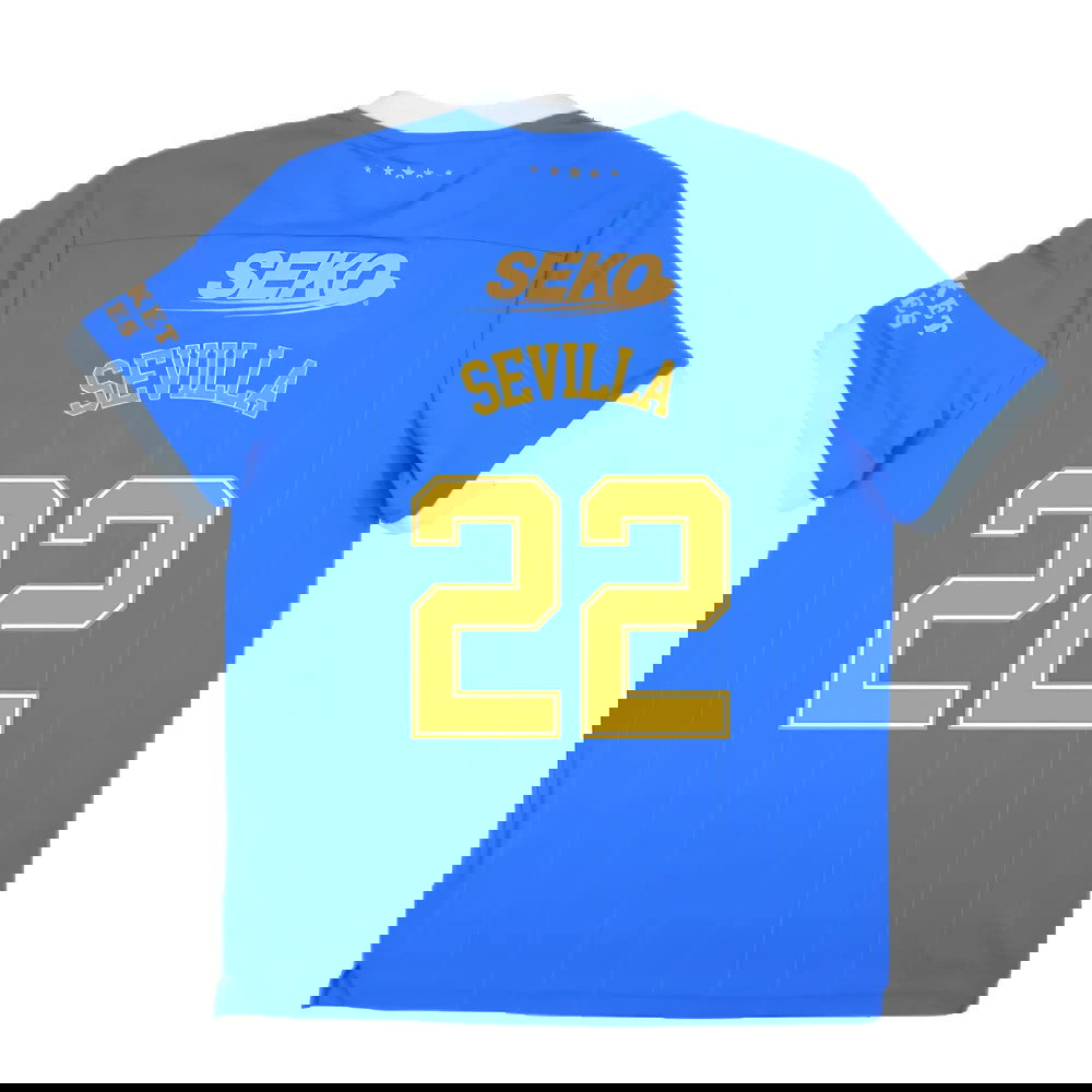 Rangers 2021-22 Home Shirt (4XL) (Mint) (SEVILLA 22)