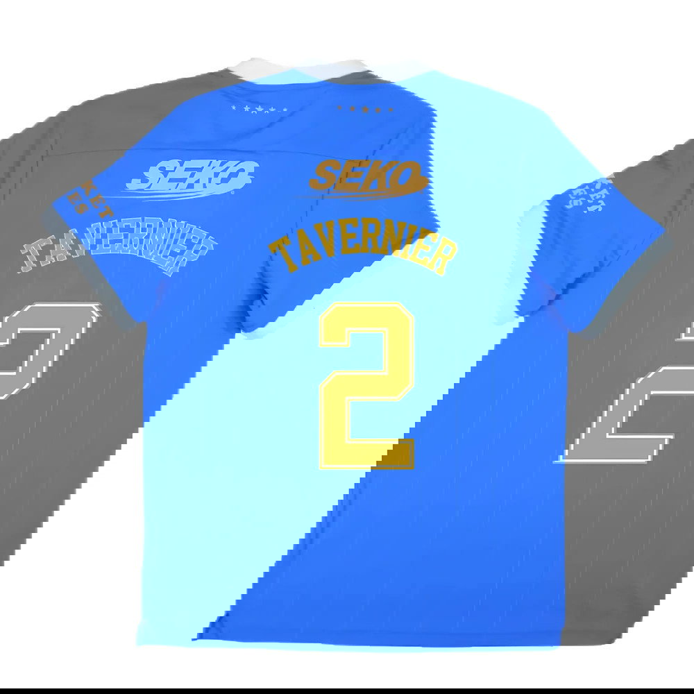 Rangers 2021-22 Home Shirt (4XL) (Mint) (TAVERNIER 2)