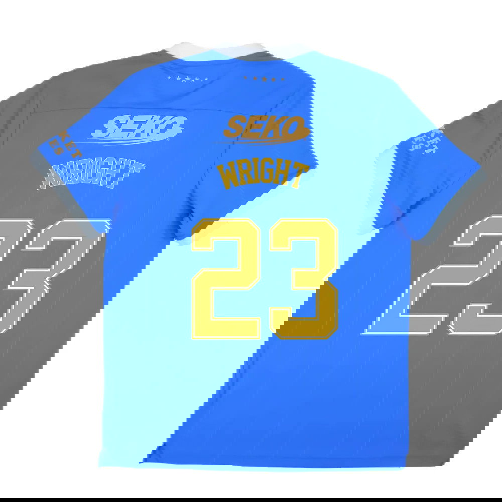 Rangers 2021-22 Home Shirt (4XL) (Mint) (WRIGHT 23)