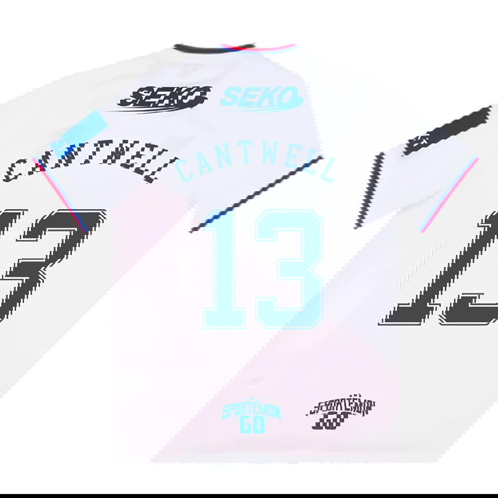 Rangers 2022-23 Away Shirt (M) (Cantwell 13) (Mint)