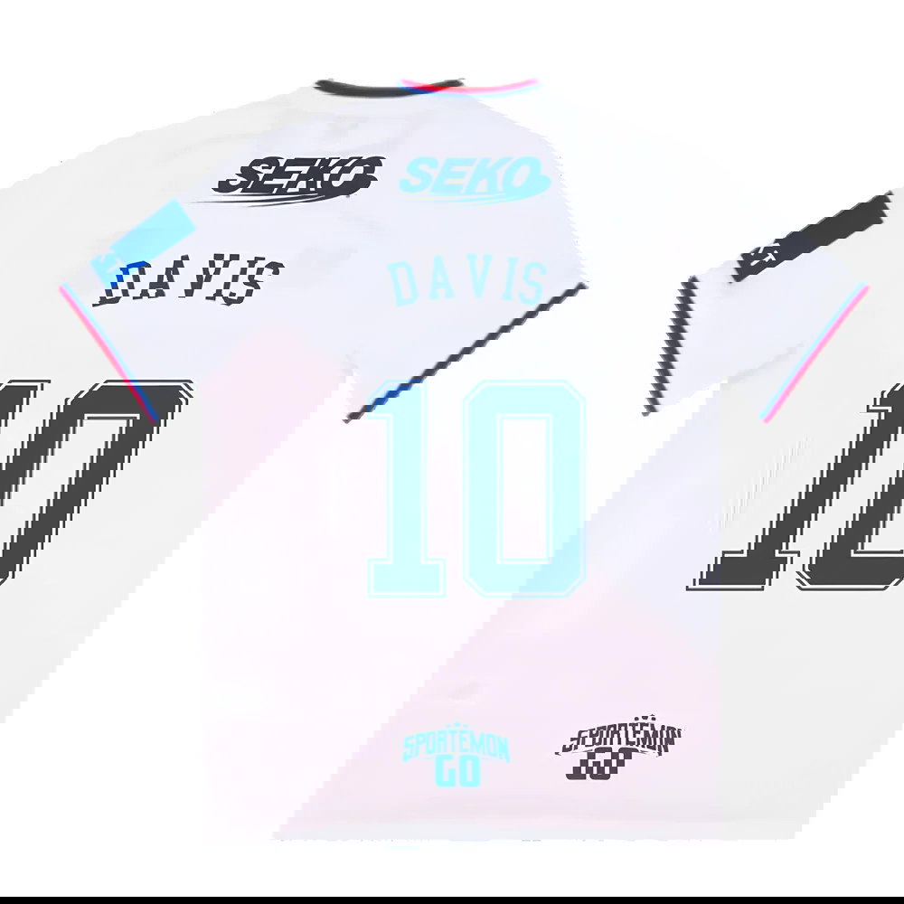 Rangers 2022-23 Away Shirt (M) (DAVIS 10) (Mint)