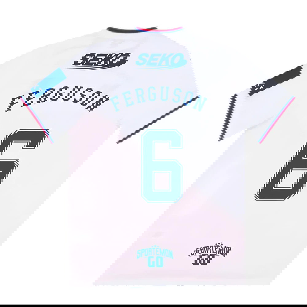 Rangers 2022-23 Away Shirt (M) (FERGUSON 6) (Mint)