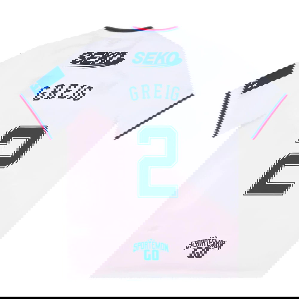 Rangers 2022-23 Away Shirt (M) (GREIG 2) (Mint)
