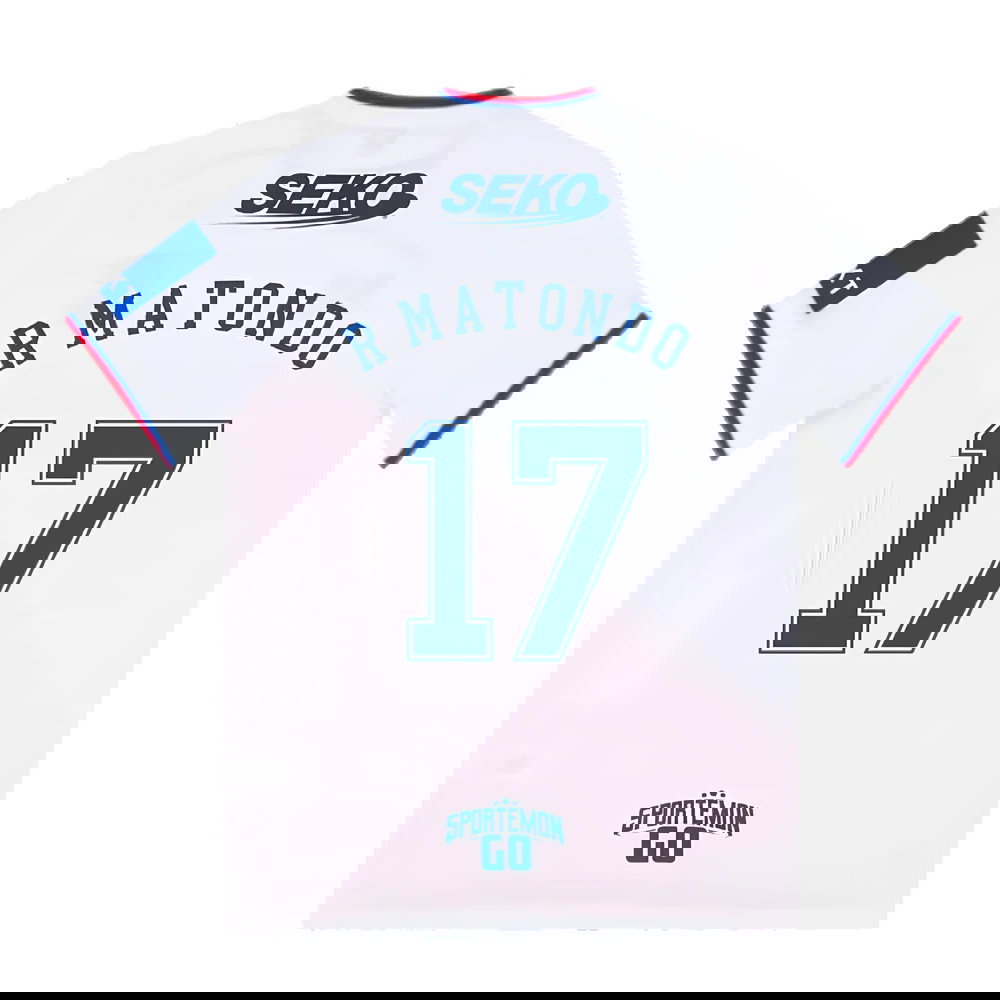 Rangers 2022-23 Away Shirt (M) (R MATONDO 17) (Mint)