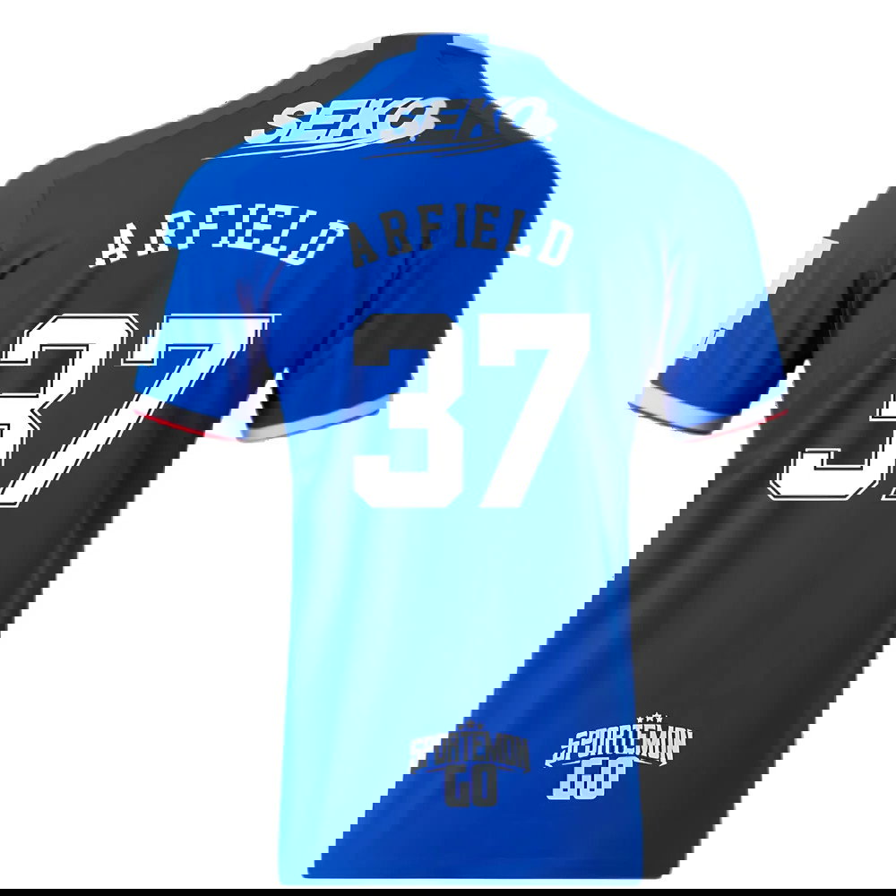 Rangers 2022-23 Home Shirt (M) (Mint) (ARFIELD 37)