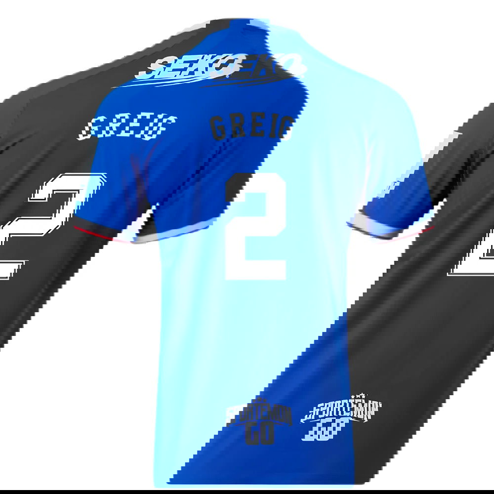 Rangers 2022-23 Home Shirt (XL) (Mint) (GREIG 2)