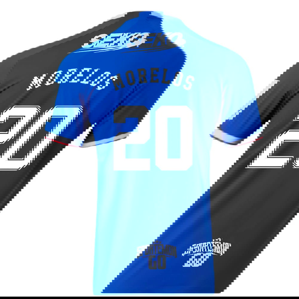 Rangers 2022-23 Home Shirt (L) (Mint) (MORELOS 20)