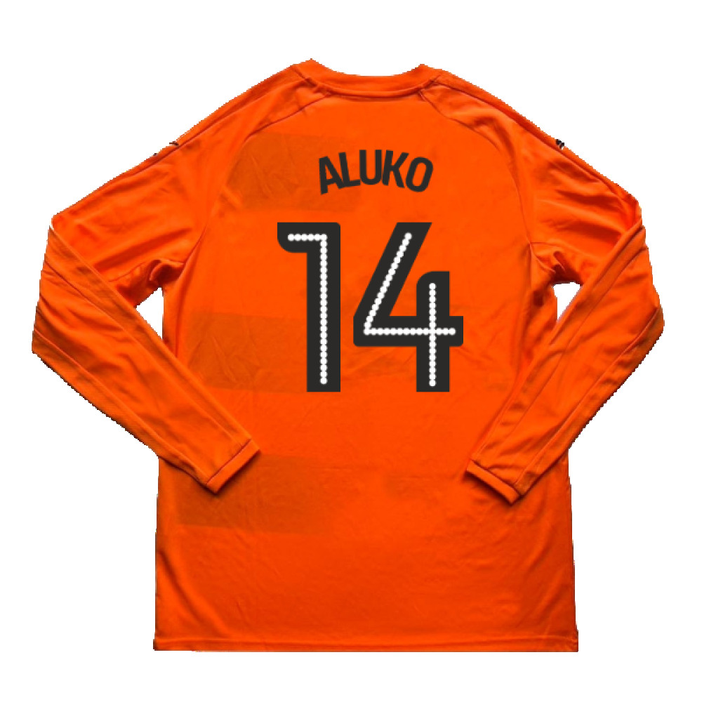 Reading 2017-18 Long Sleeve Away Shirt ((Very Good) L) (Aluko 14)