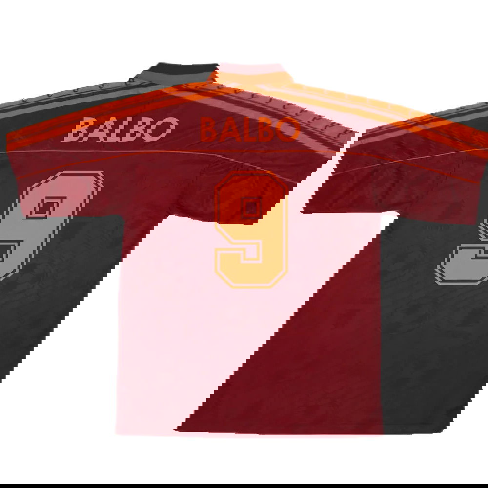 Roma 1995-96 Home Shirt (Good) (Balbo 9)