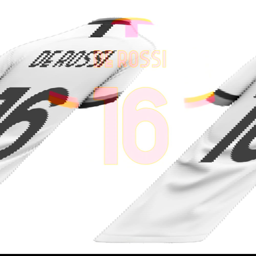 Roma 2025-2026 Away Concept Football Kit (Libero) (DE ROSSI 16)