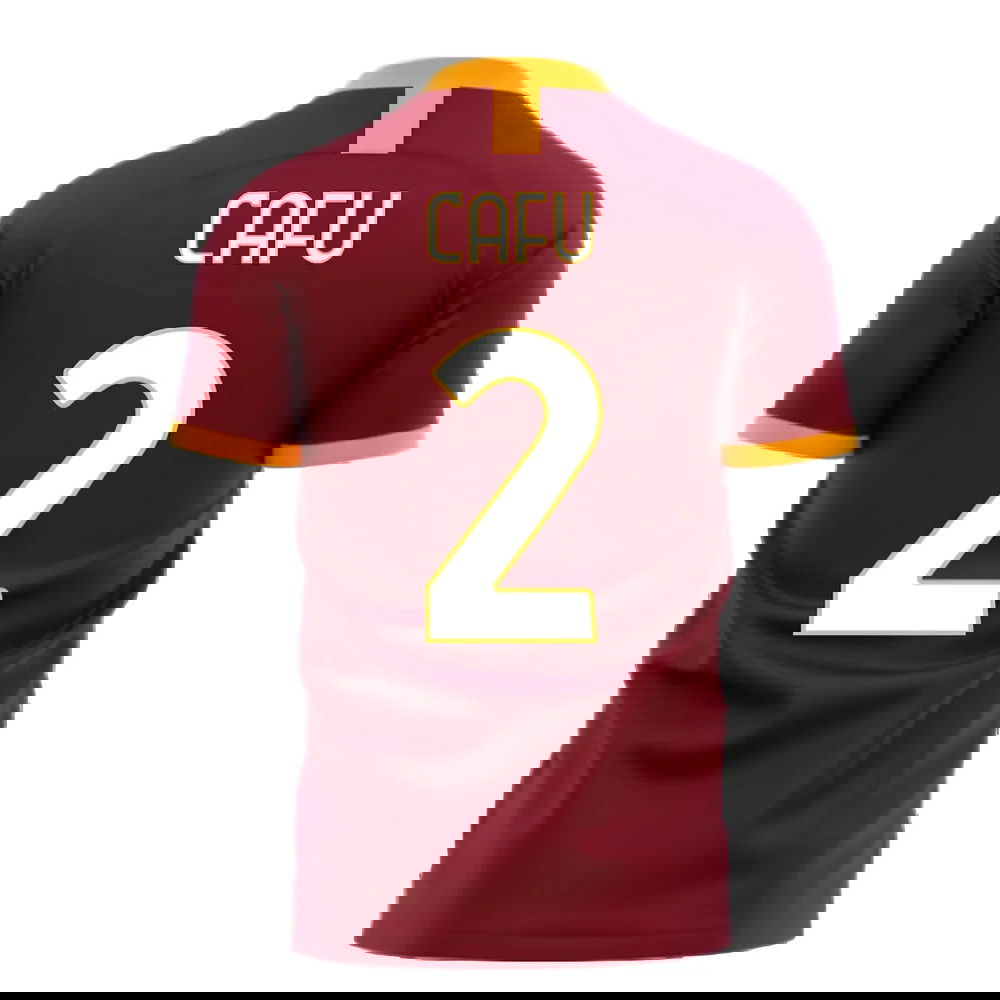 Roma 2025-2026 Home Concept Football Kit (Libero) (CAFU 2)