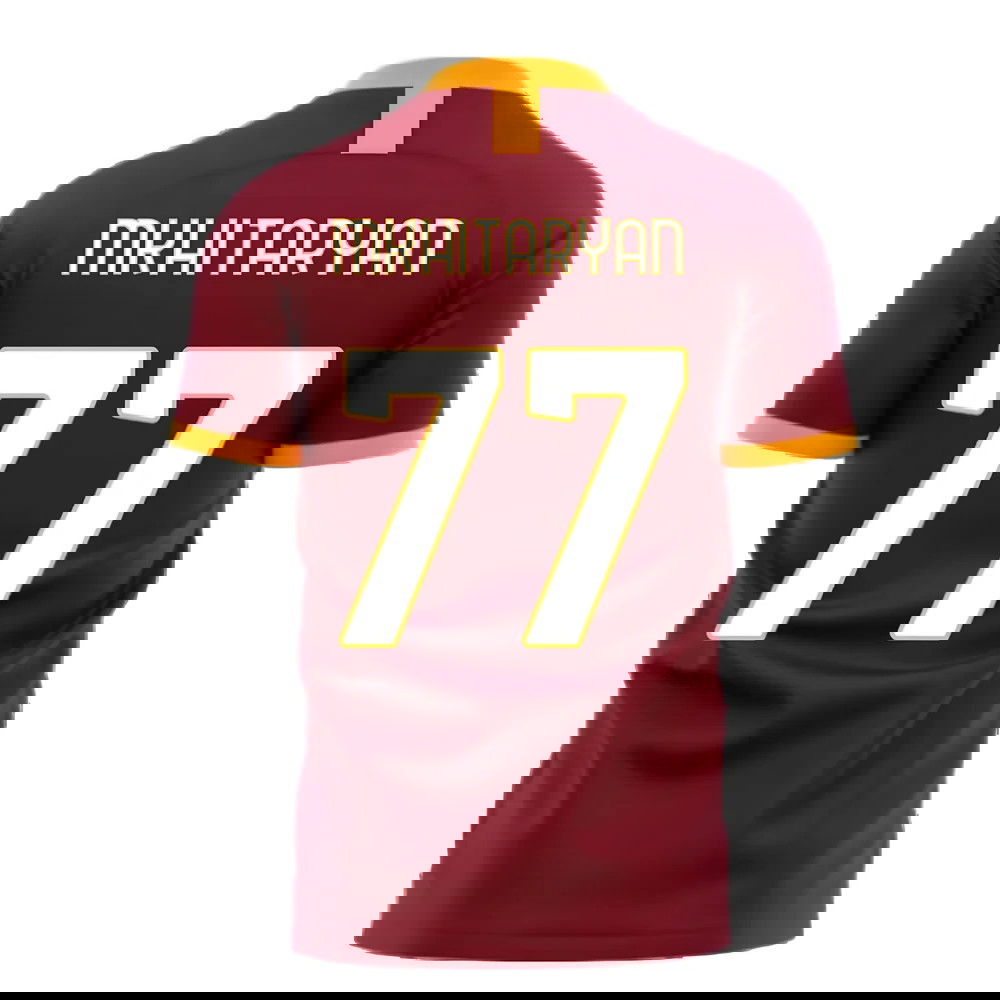 Roma 2025-2026 Home Concept Football Kit (Libero) - No Sponsor (MKHITARYAN 77)