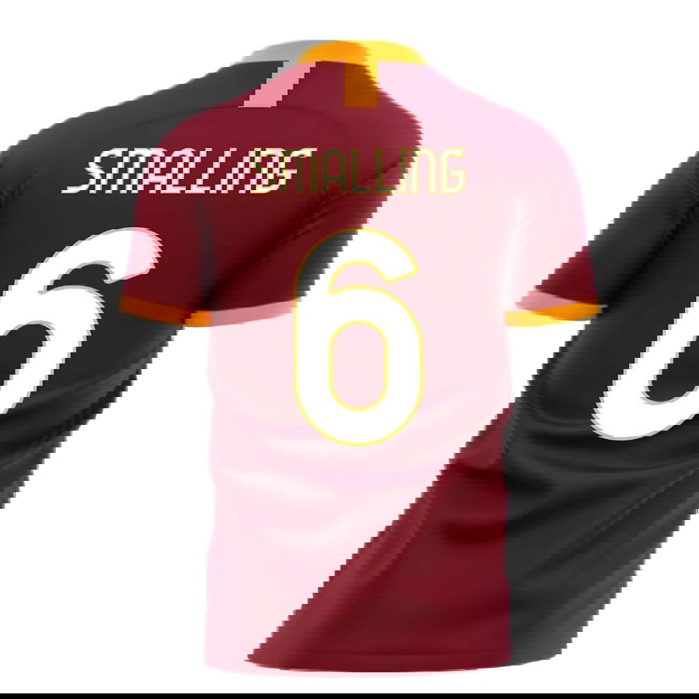 Roma 2025-2026 Home Concept Football Kit (Libero) - No Sponsor (SMALLING 6)