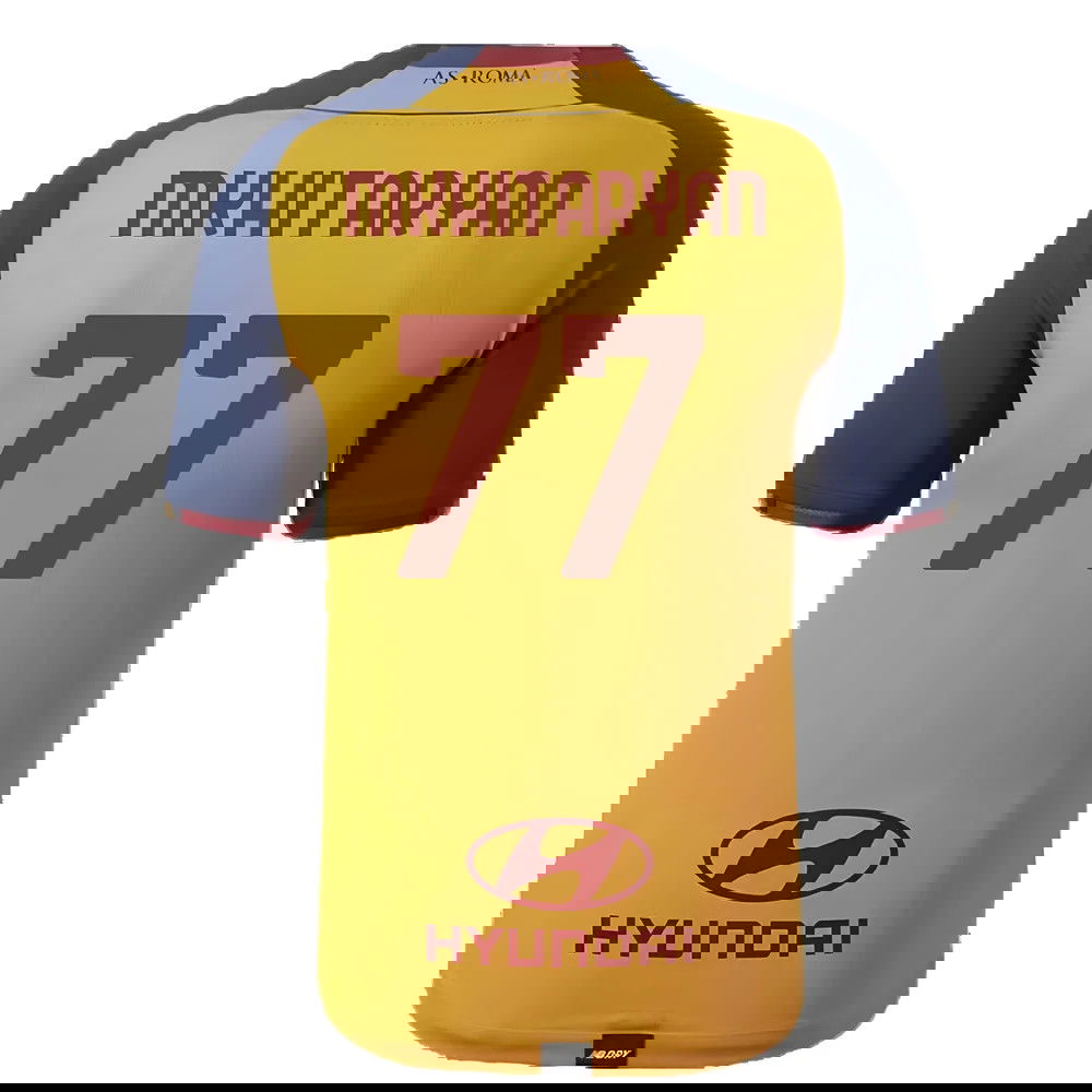 Roma 2021-22 Third Shirt ((Excellent) S) (MKHITARYAN 77)