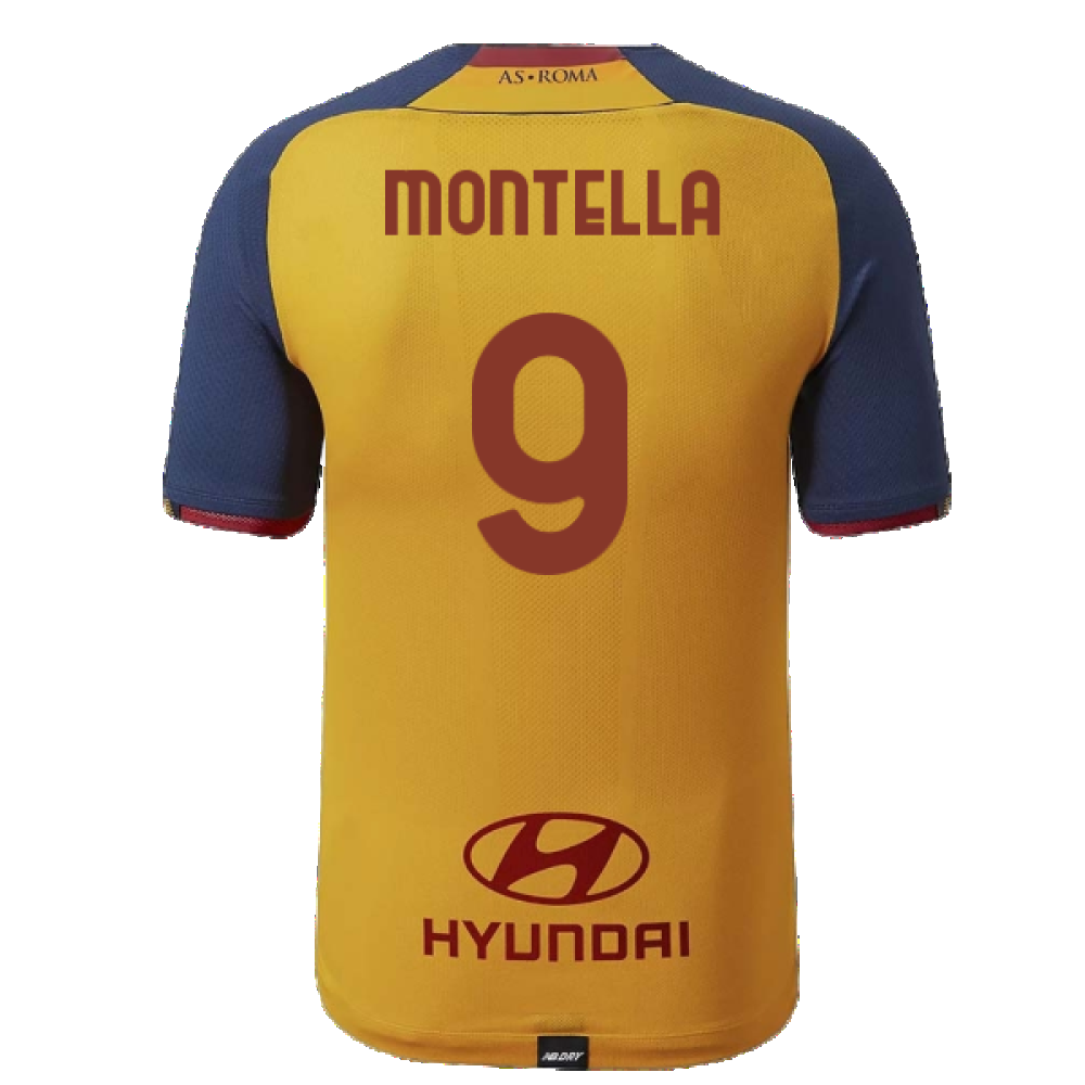 Roma 2021-22 Third Shirt ((Excellent) S) (MONTELLA 9)