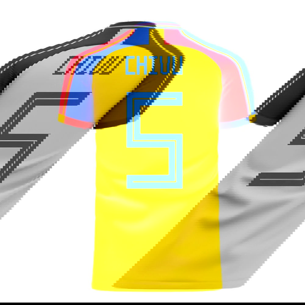 Romania 2025-2026 Home Concept Football Kit (Libero) (CHIVU 5)