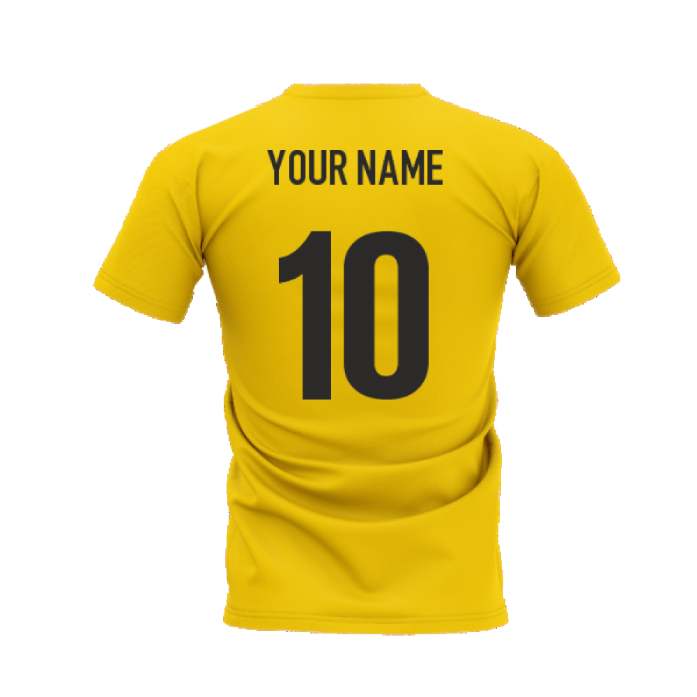 Ronaldo R9 Legend T-Shirt (Yellow) (Your Name)