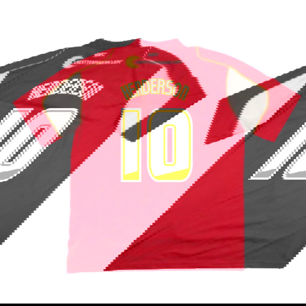 Rotherham 2006-07 Home Shirt (XL) (Very Good) (Henderson 10)